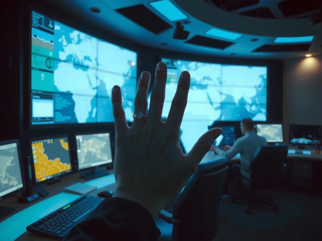 Predictive analytics visualization in a modern command center